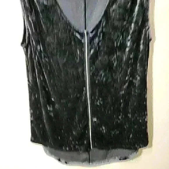 Rock and roll republic  crush velvet blouse  black purple Size small - Picture 4 of 7